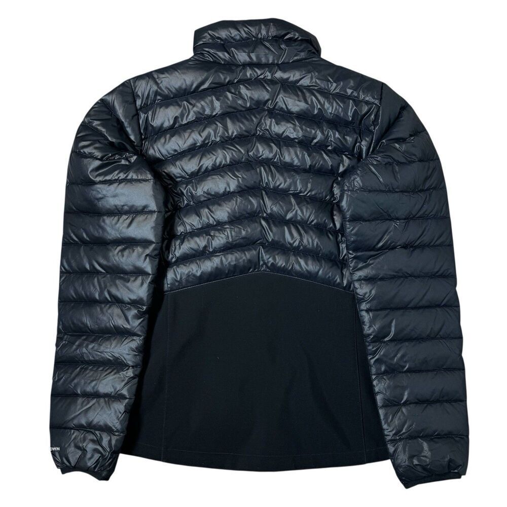 Columbia Down Goose Puffer Jacket Size S Omni Heat 590TD Turbo Black Outdoor - Picture 2 of 14